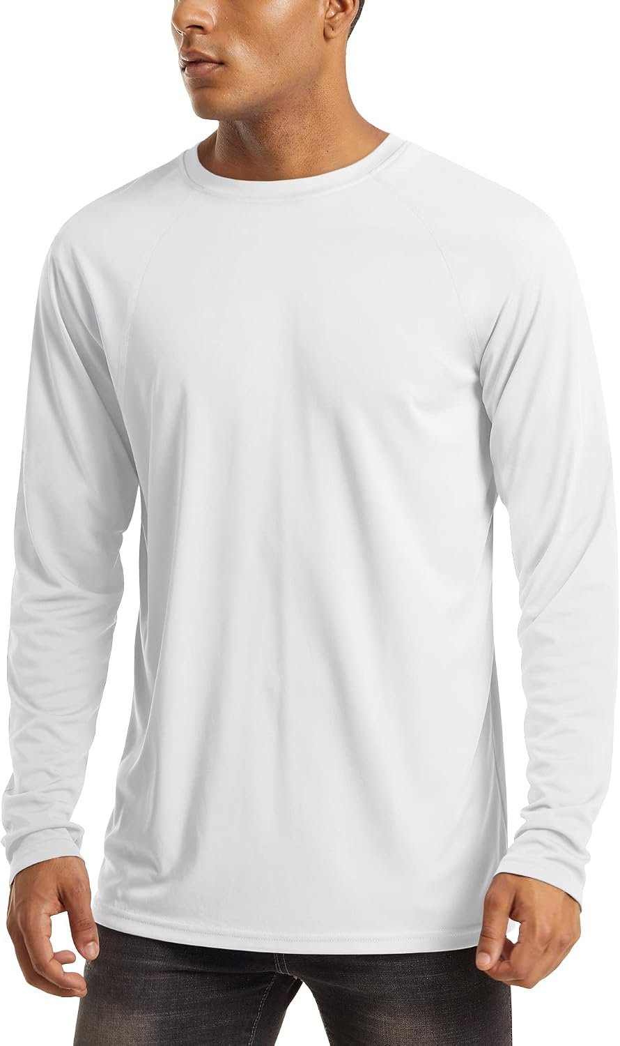MAGCOMSEN Men’s Long Sleeve Shirts UPF 50+ UV Sun Protection Athletic Shirts for Hiking Running Workout Rash Guard