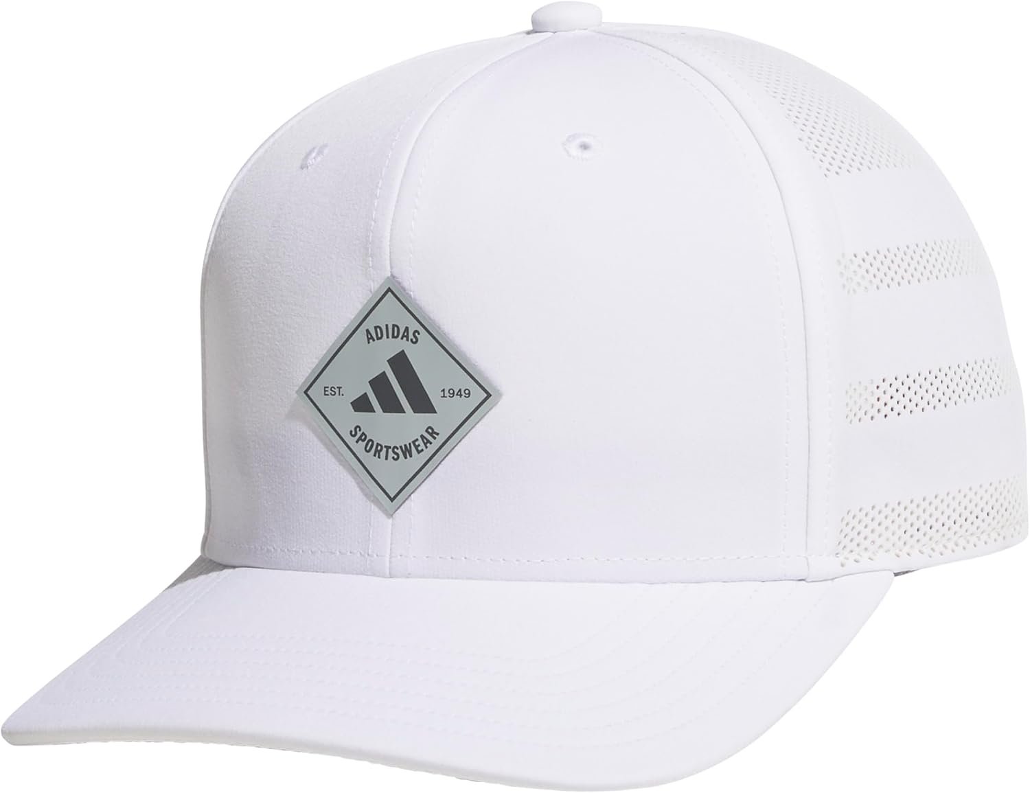 adidas Men’s Quick Dry Snapback Hat | Moisture-Wicking Sweatband, Adjustable Fit, Curved Brim, Lightweight, Secure All-Day Comfort