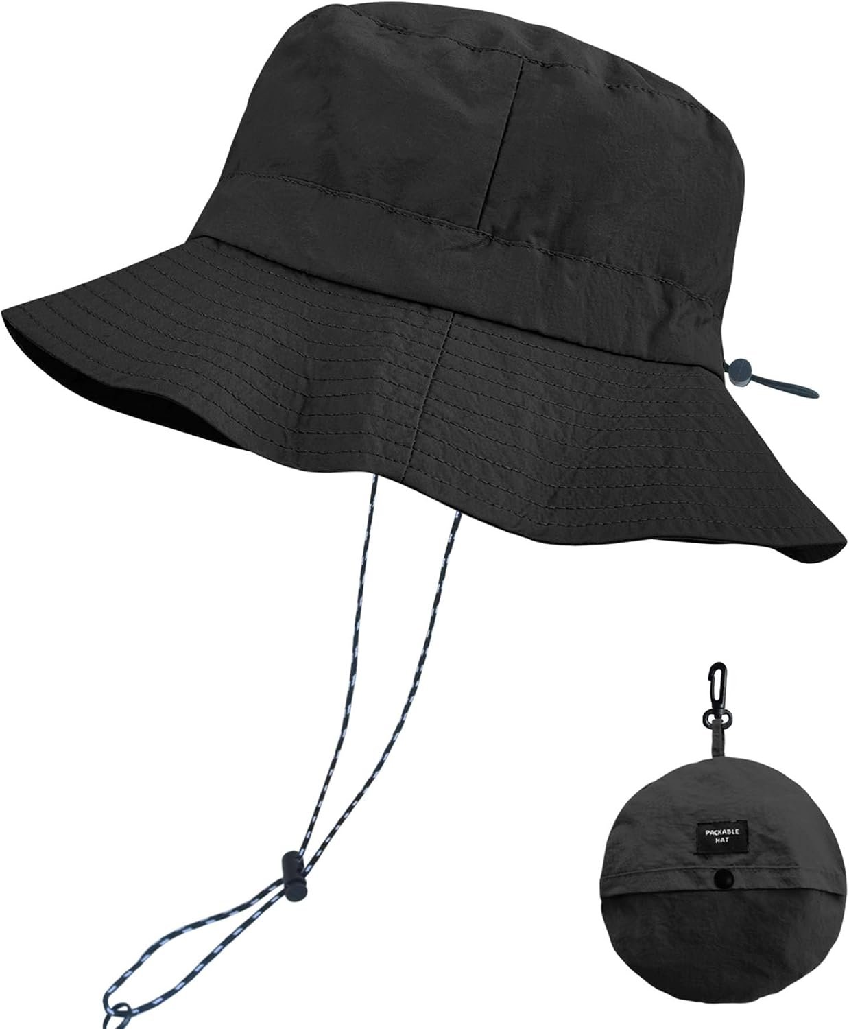 PFFY Packable Sun Bucket Hat for Men Women Outdoor UV Protection Sun Hats