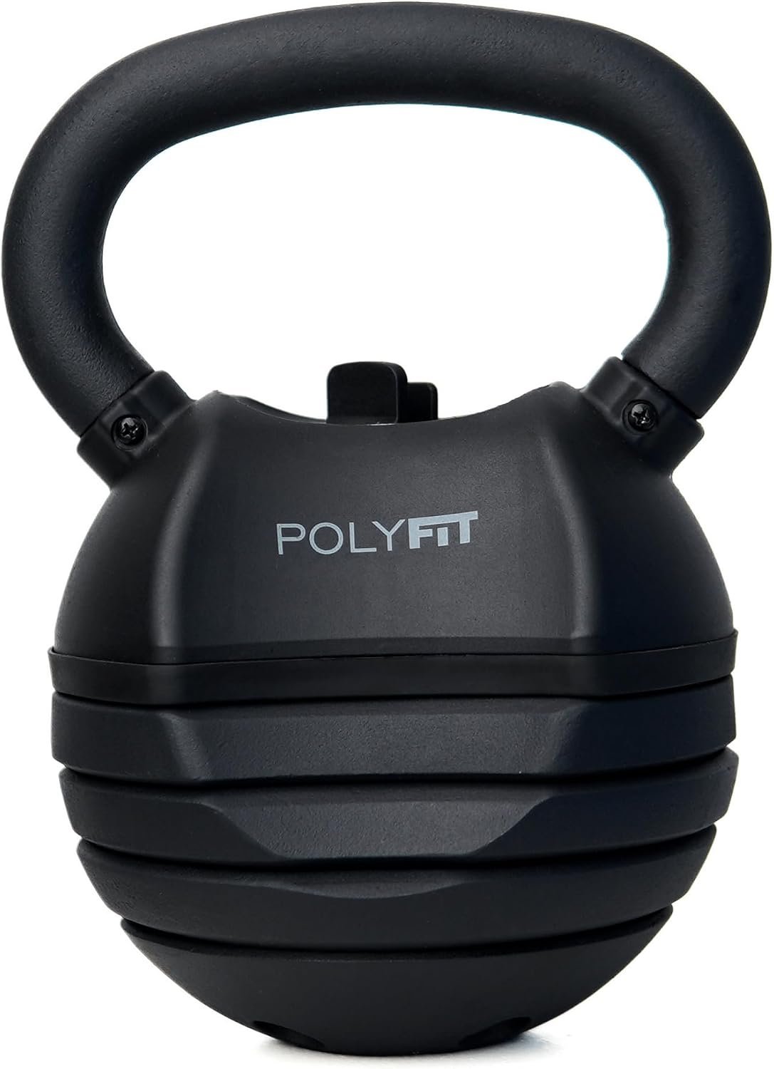 Polyfit Adjustable Kettlebell Set – 5-in-1 Weights for Home Gym | 5-in-1 adjustable weight design, 30/40/50 lb options, non-slip grip, cast iron build, compact for home gyms