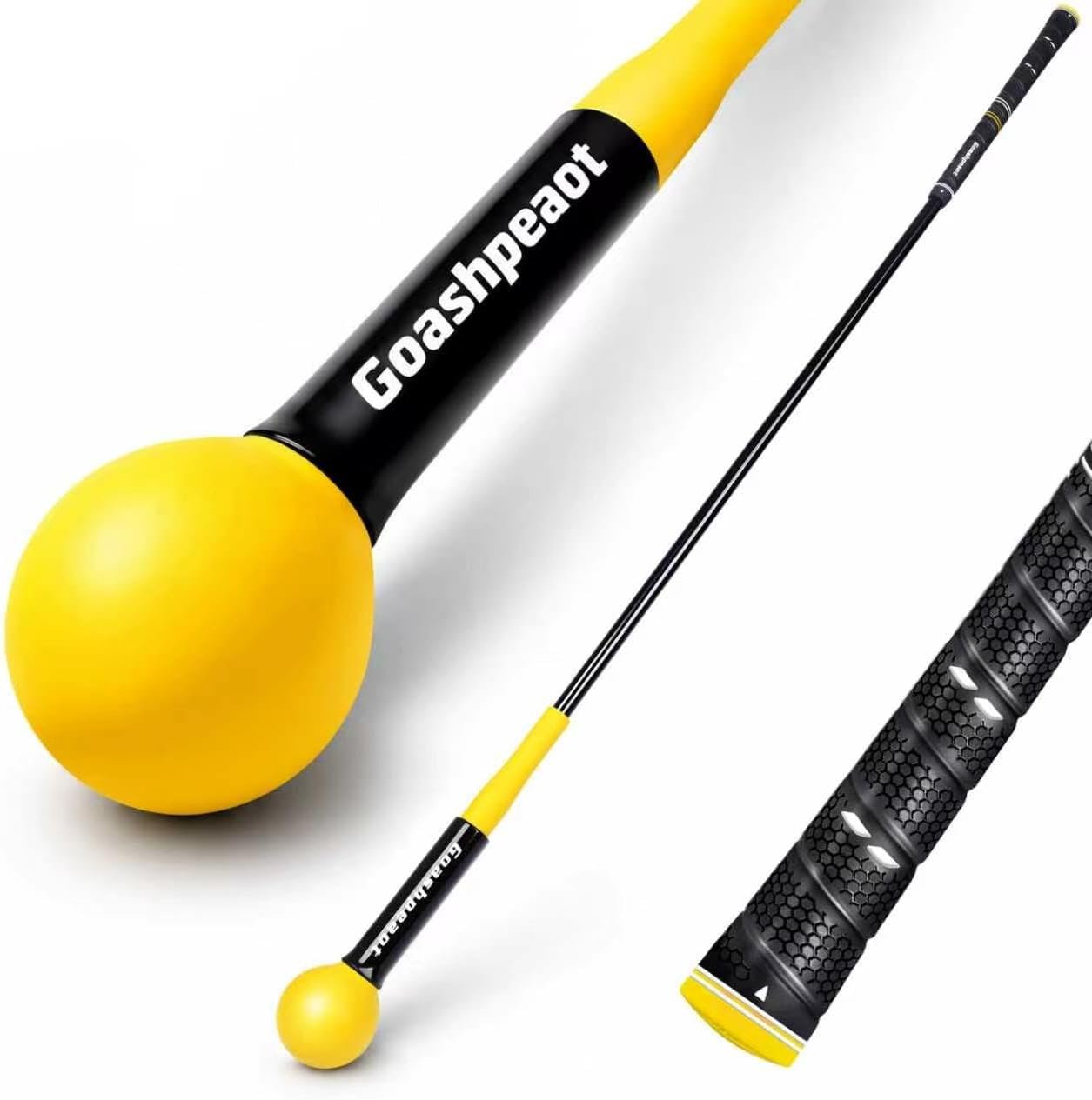 Golf Swing Trainer, Golf Warm-Up Stick for Improve Strength Tempo Balance and Flexibility, Golf Training Aid Ideal for Indoor and Outdoor Practice