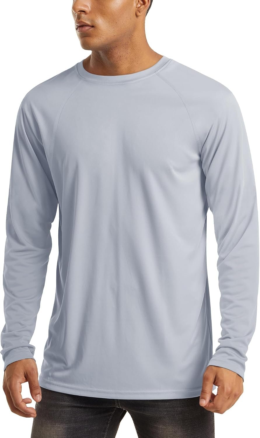 MAGCOMSEN Men’s Long Sleeve Shirts UPF 50+ UV Sun Protection Athletic Shirts for Hiking Running Workout Rash Guard