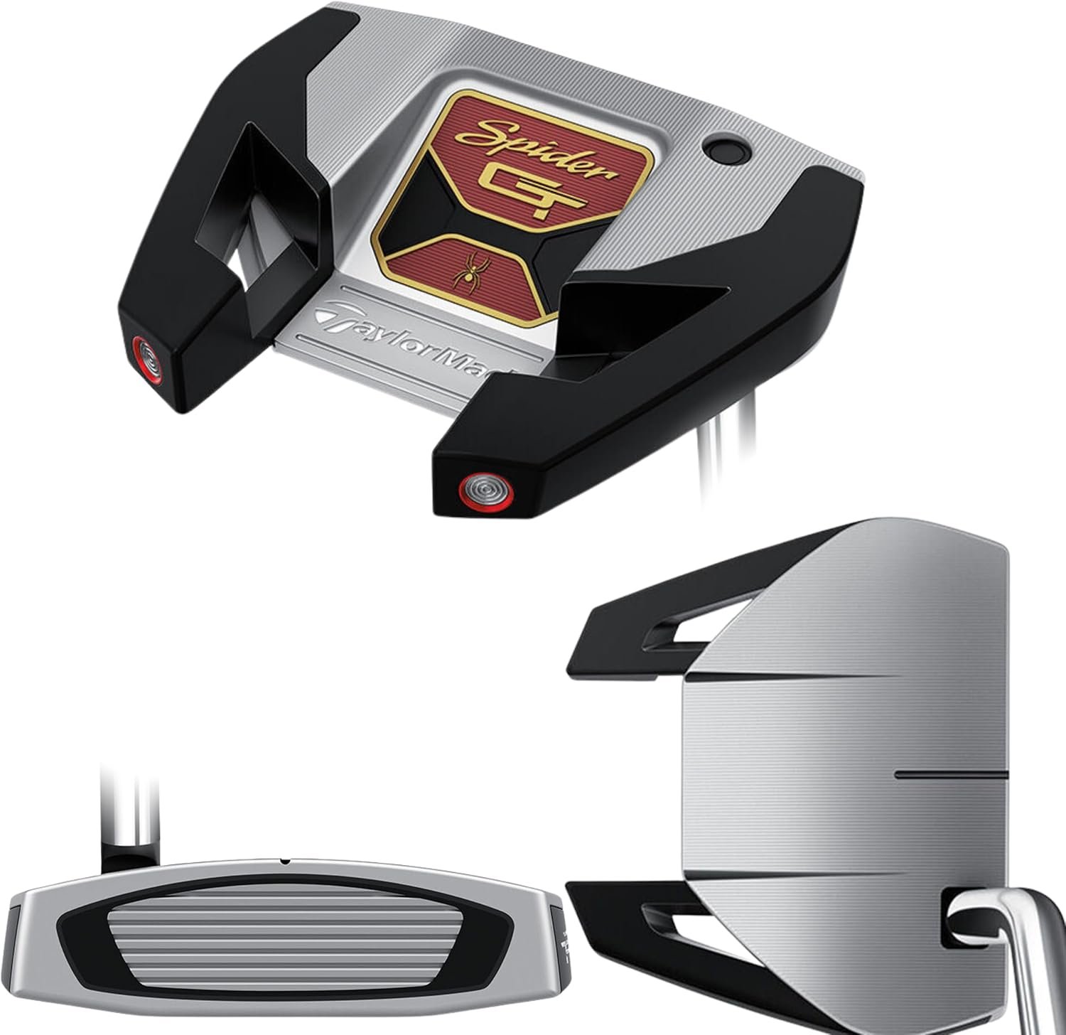 NEW Lefty TaylorMade Spider GT Gray Putter, Single Bend, Choose Length