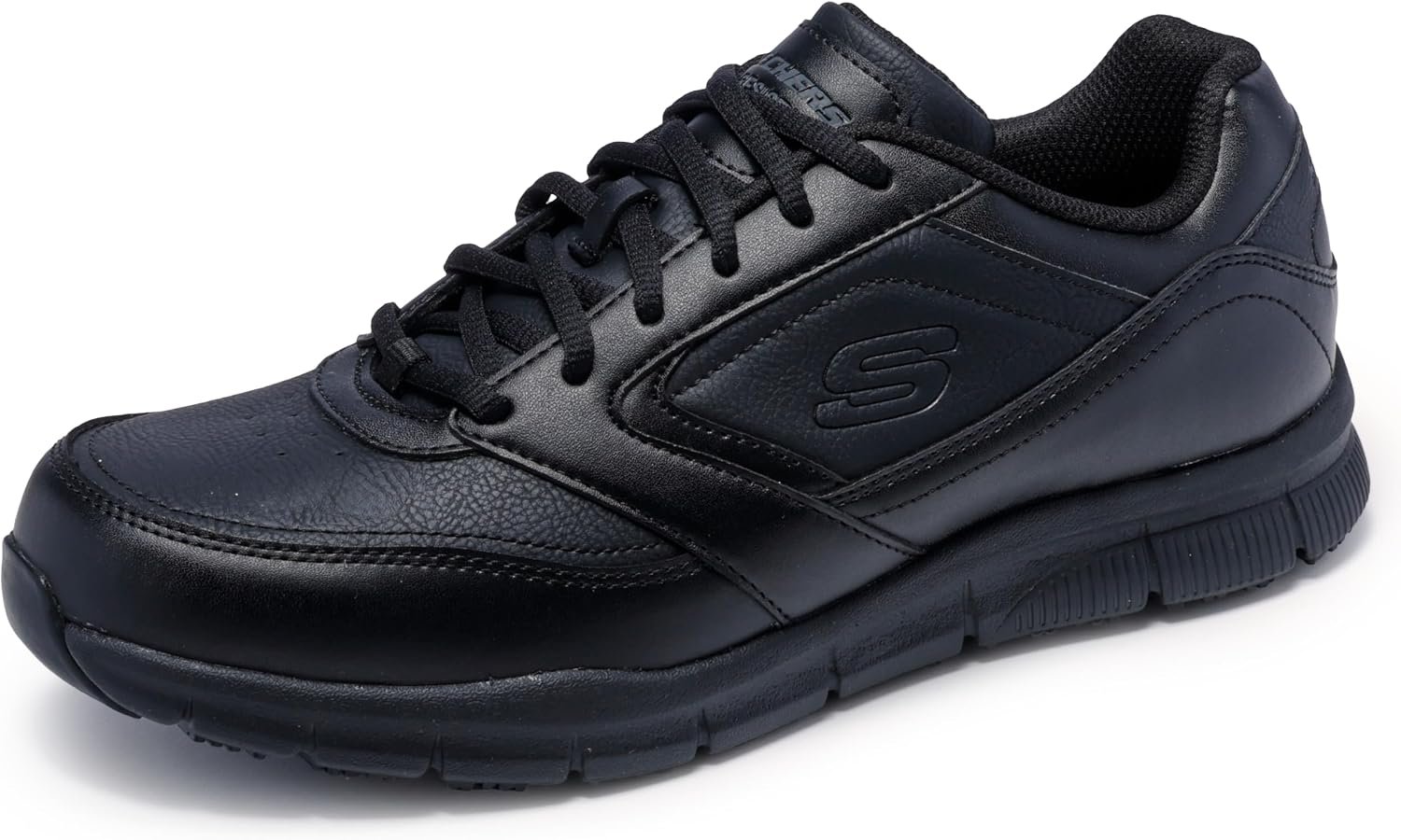 Skechers Men’s Nampa Lace Up | Work, Athletic Inspired, Relaxed Fit, Memory Foam, Electrical Hazard, Slip Resistant