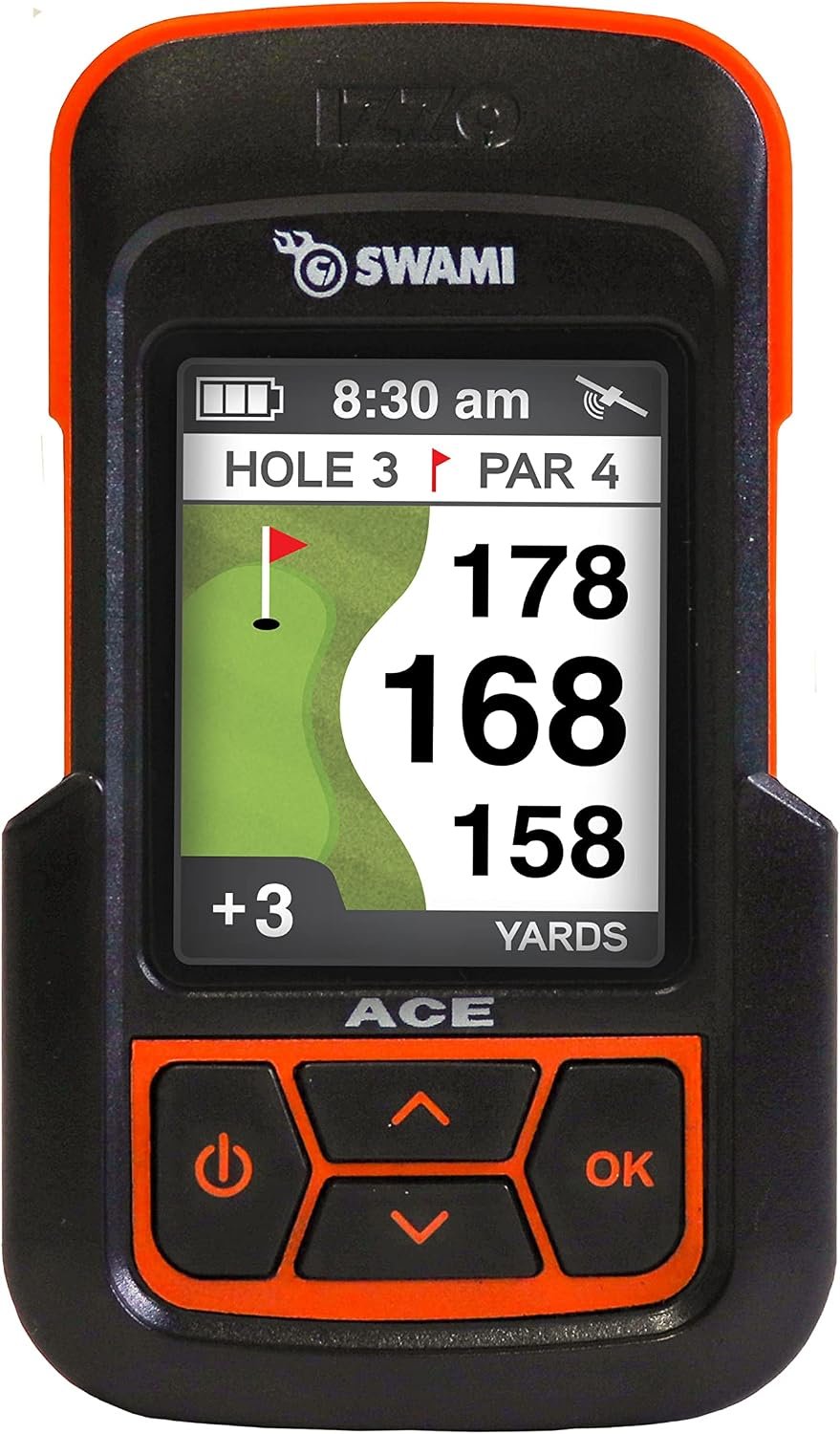 Izzo Golf Swami Ace Handheld Golf GPS Rangefinder