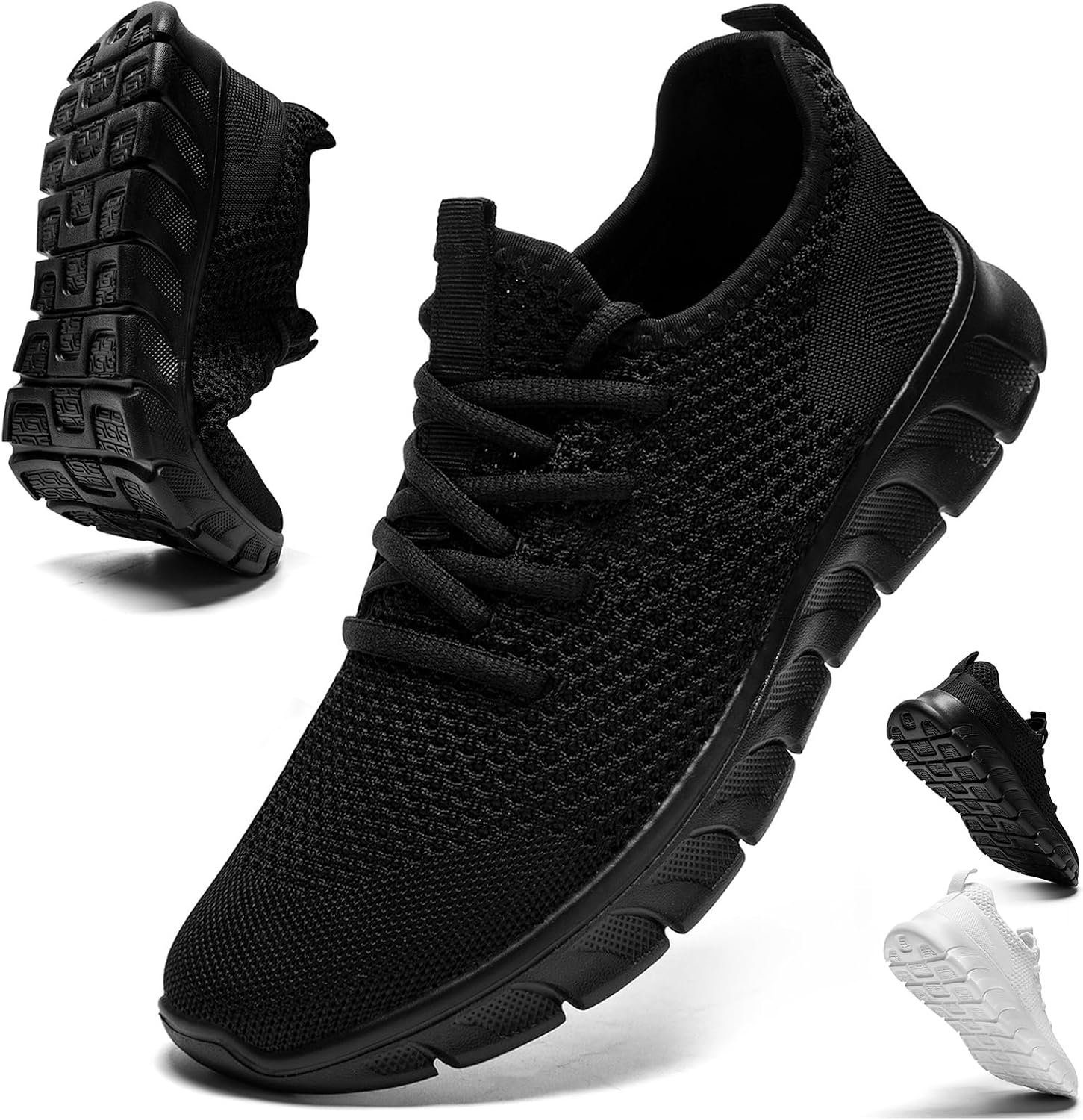 Mens Running Shoes Tennis Sneakers Slip on Walking Gym Non Slip Work Shoe | Lightweight丨Breathable Material丨Causal丨Athletic丨Workout丨Comfortable Soft