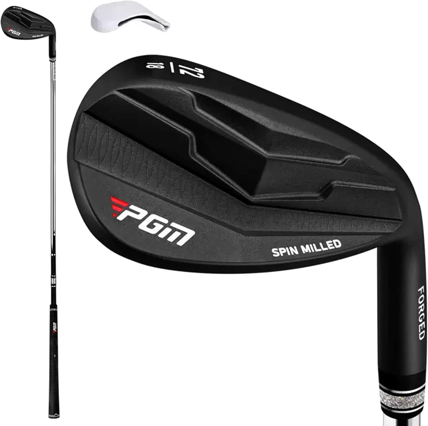PGM Wedge – 72 Degrees Premium Sand Wedge, Lob Wedge for Men & Women – CNC Textured – Bunker Buster Escape Bunkers and Save Strokes Around The Green-High Loft Golf Club
