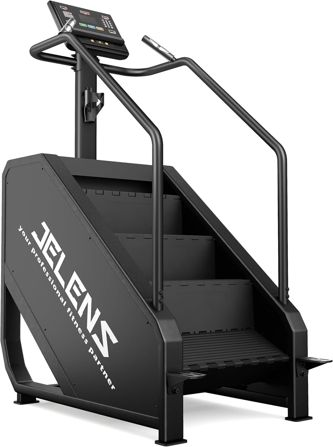 JELENS Stair Stepper Machine with LED Screen, 550 LBS Commercial Grade Stairmaster Machine, Stair Climber with 15 Resistance Levels, 24-163 Steps/Minute