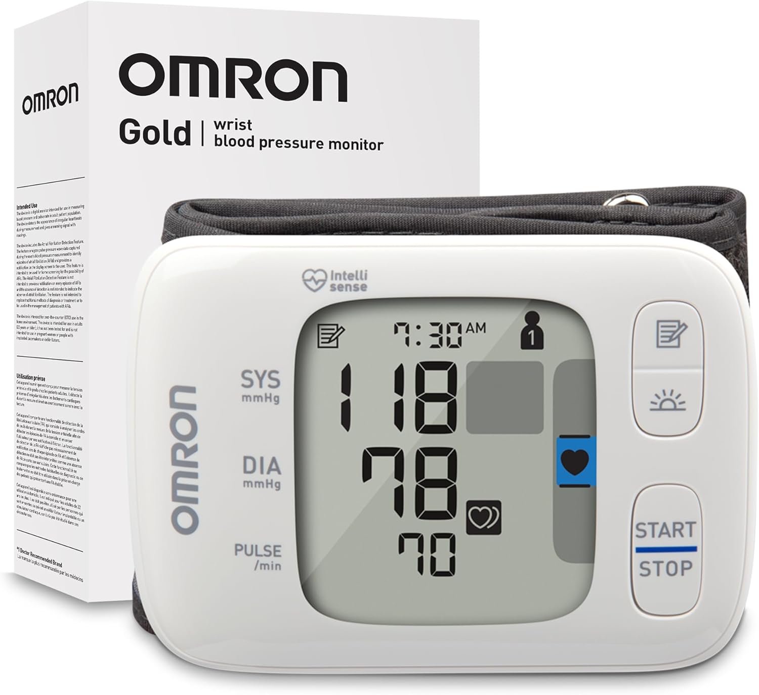 OMRON Gold Wireless Wrist Blood Pressure Monitor for Home Use | #1 Doctor & Pharmacist Recommended Brand – Clinically Validated – Connect App