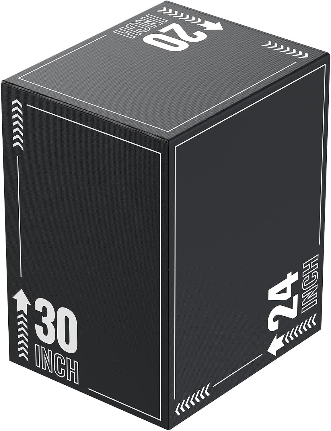 3-in-1 Plyo Box, Jump Training Equipment | Plyometric Jump Box with Durable High-Density Foam Core and Non-Slip Surface for Box Jumps, Squats, and Home Gym Workouts