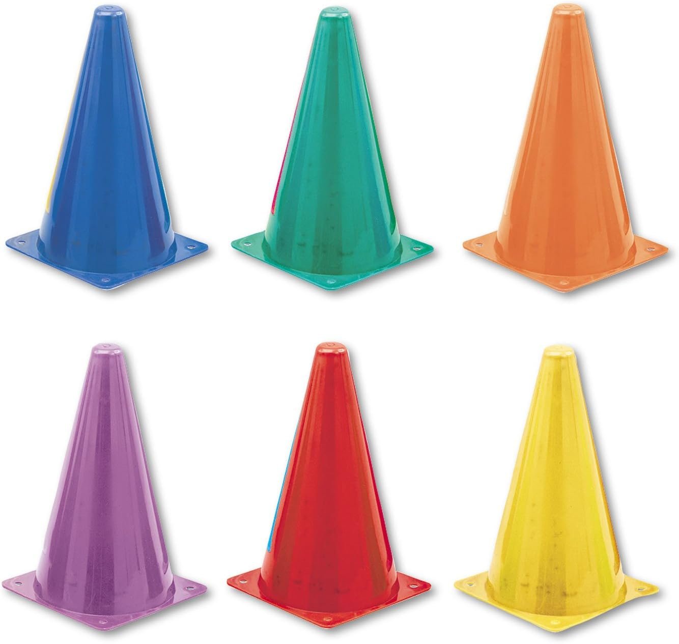 Champion Sports Hi Visibility Fluorescent Poly Cone