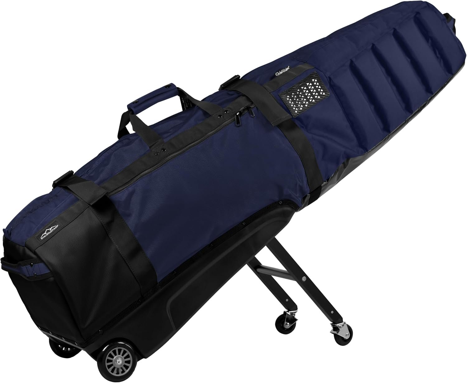Sun Mountain ClubGlider Meridian Golf Travel Bag, 4-Wheel Rolling Retractable-Leg System