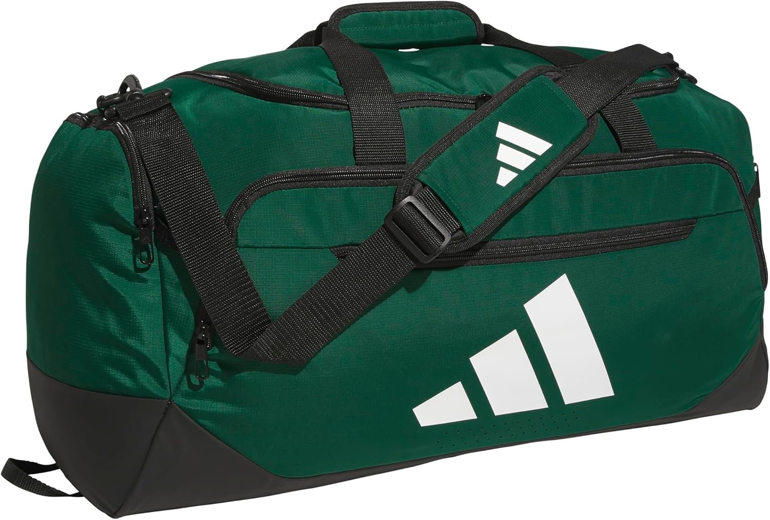 adidas Defender 5 Duffel Bag for Sports, Gym and Travel, Team Dark Green, OSFA