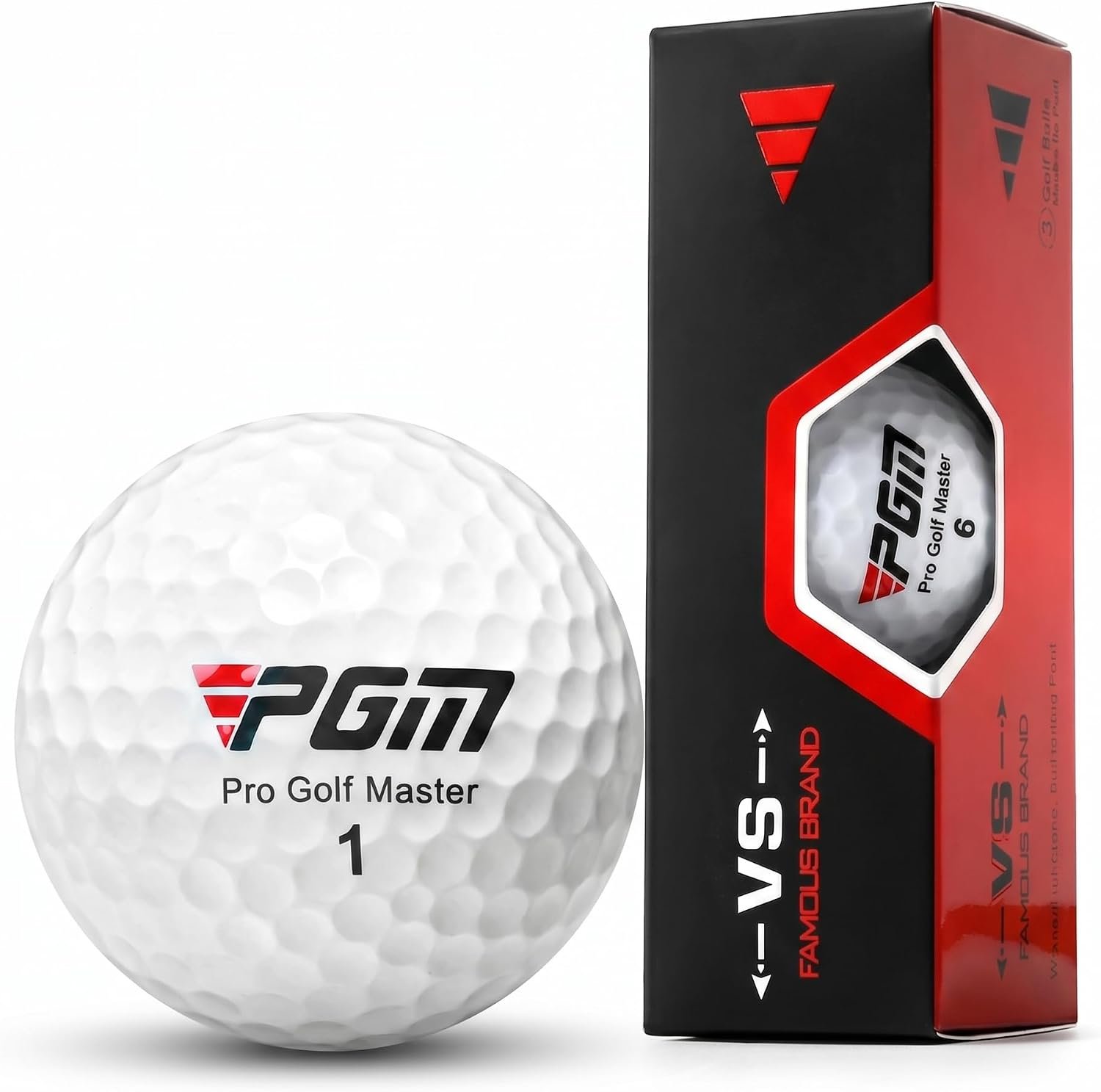 PGM Premium Standard Golf Balls – Performance Golf Balls for Distance and Control – Three Layers Golf Ball Designed for Advanced Golfers – Golf Accessories for Men & Women