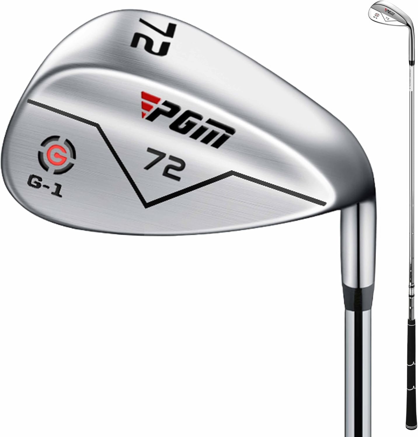 PGM Wedge – 72 Degrees Premium Sand Wedge, Lob Wedge for Men & Women – CNC Textured – Bunker Buster Escape Bunkers and Save Strokes Around The Green-High Loft Golf Club