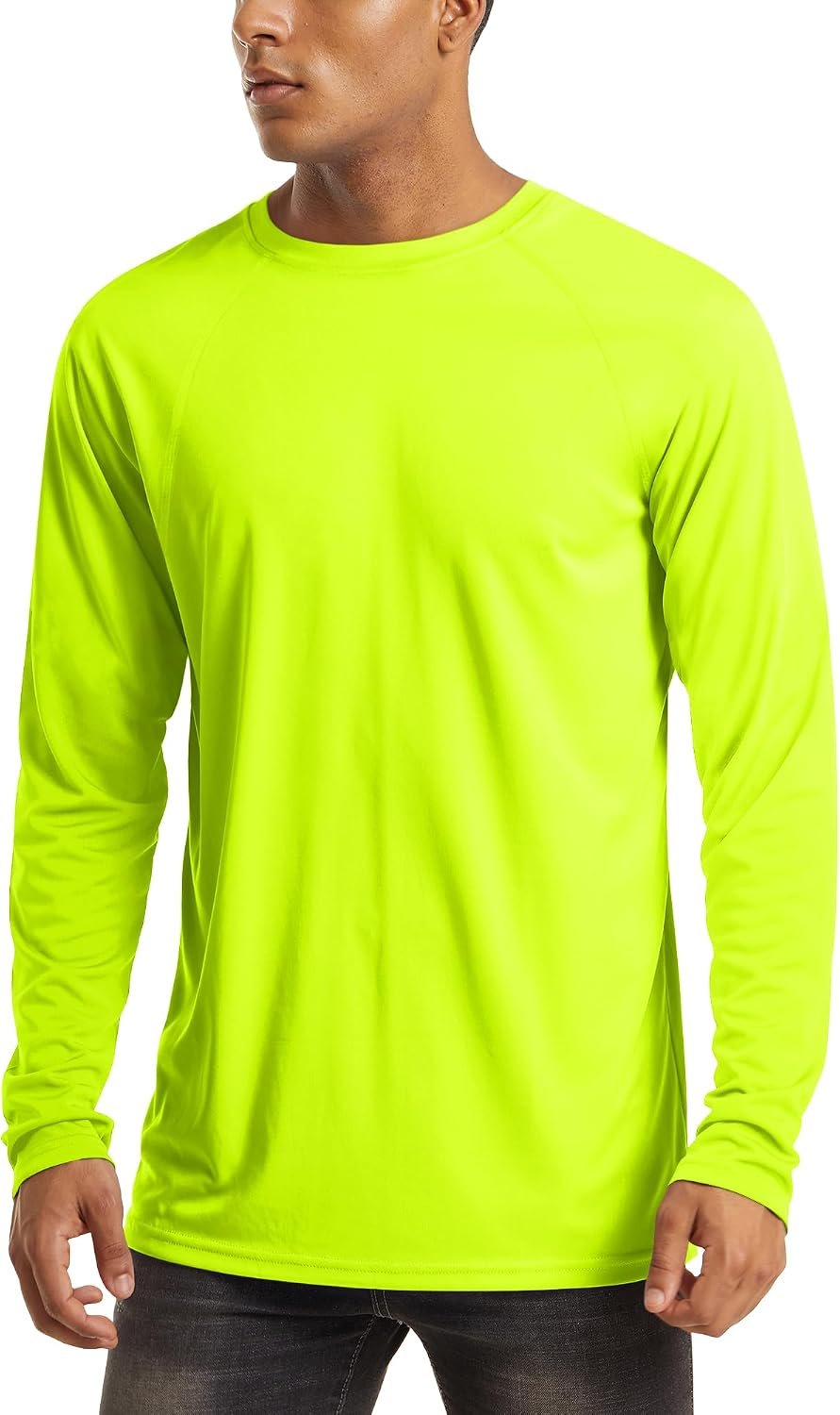 MAGCOMSEN Men’s Long Sleeve Shirts UPF 50+ UV Sun Protection Athletic Shirts for Hiking Running Workout Rash Guard