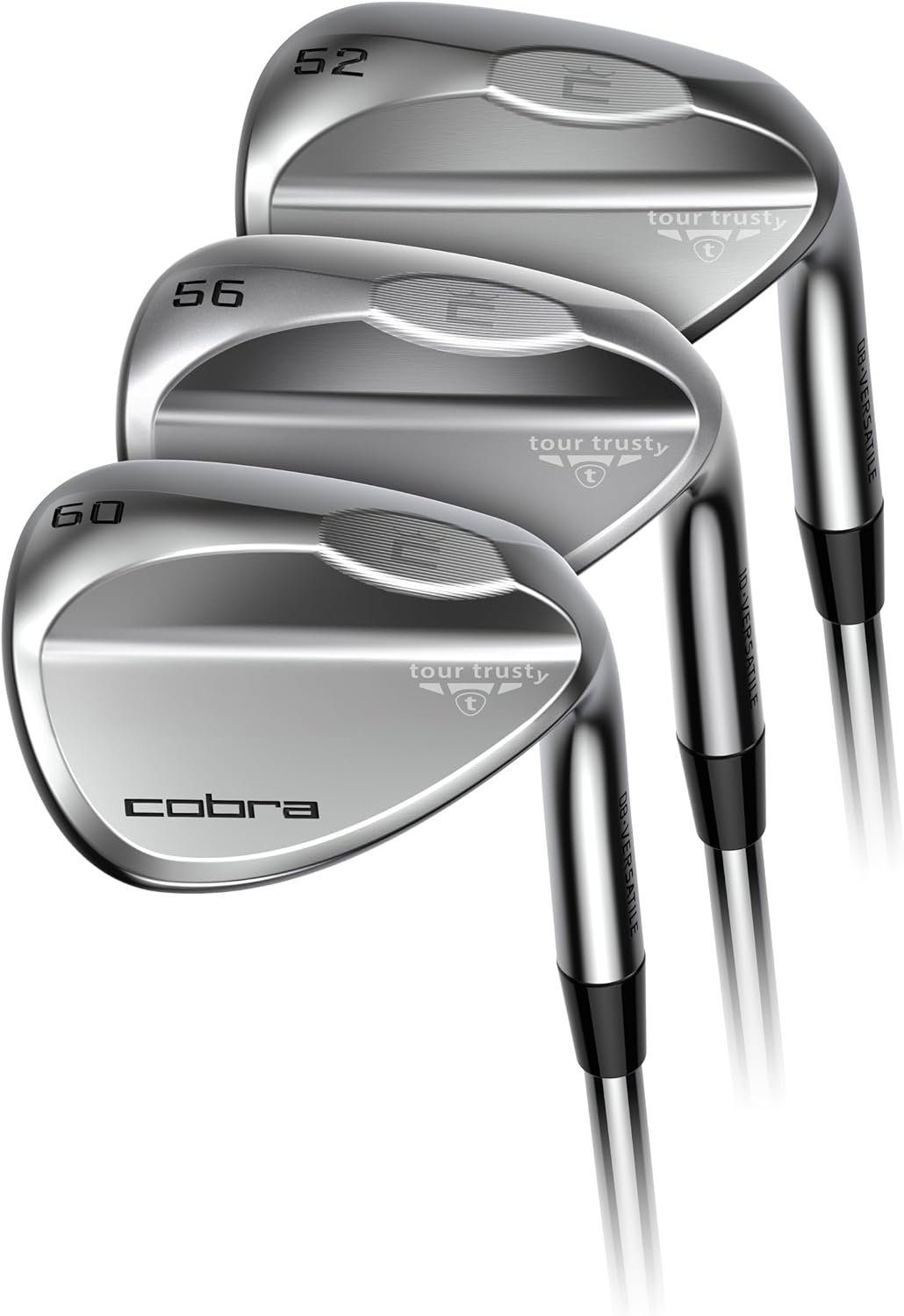 Cobra Tour Trusty Golf Wedge Set (3 Pack) – Includes 52/56/60 Degree Wedges