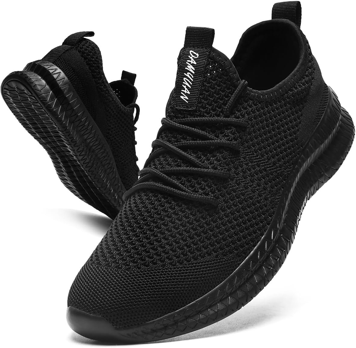 Men Non-Slip Work Gym Sneakers Breathable Lightweight Summer Shoes | Anti Slip Sole & Breathable Mesh Keep Feet Dry Stable for All Day Work & Gym