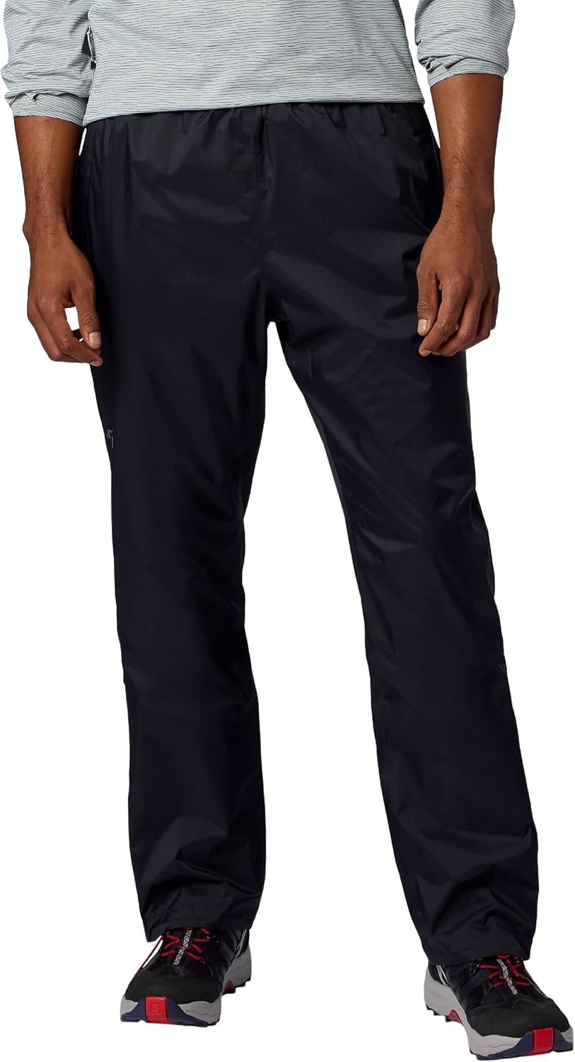 MARMOT Men’s PreCip Evo Rain Pant, Black, Large