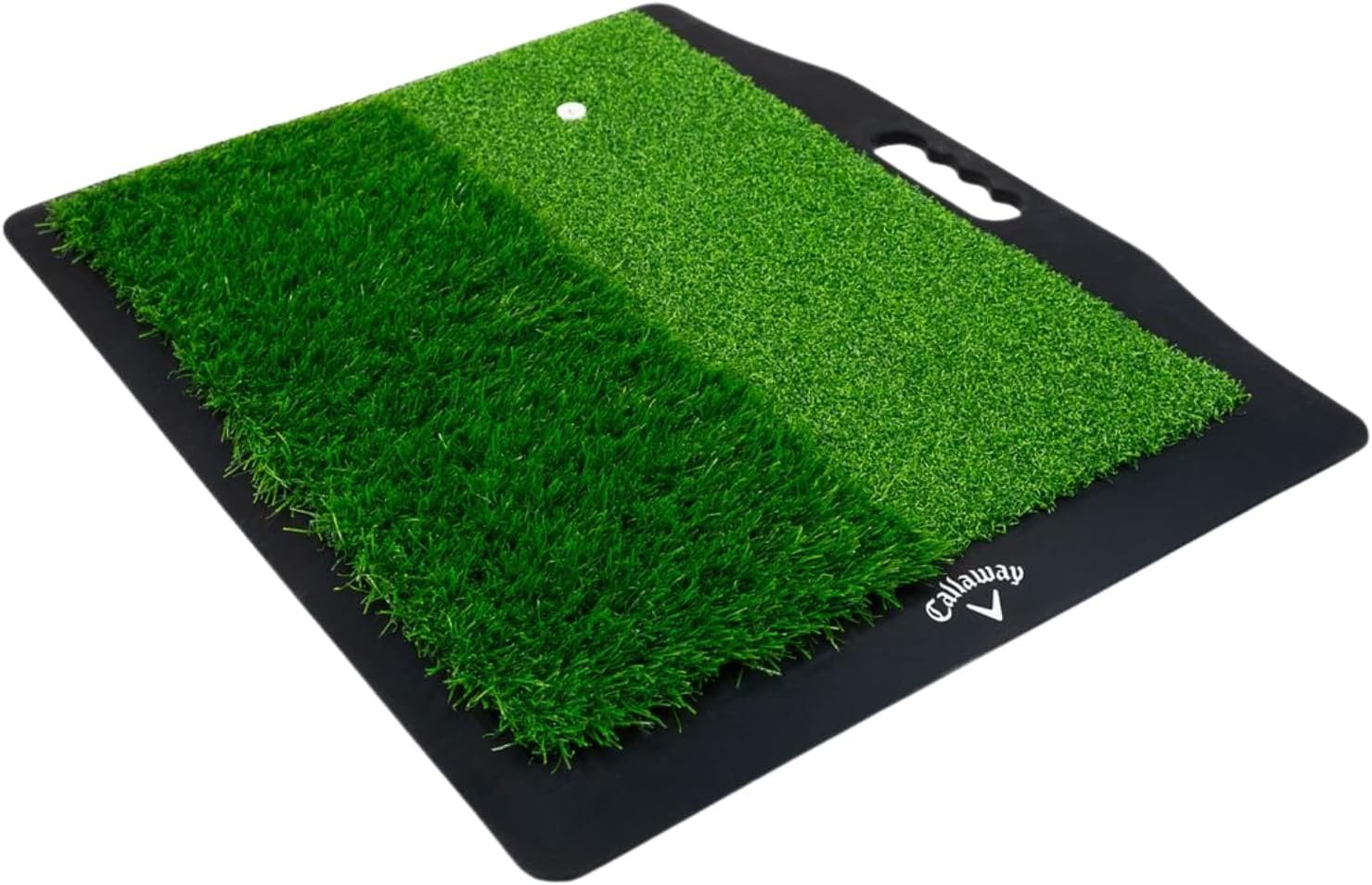 Callaway Dual-Strike Golf Hitting Mat with No-Slip Heavy Rubber Base, Simulating Both Fairway and Rough Surfaces