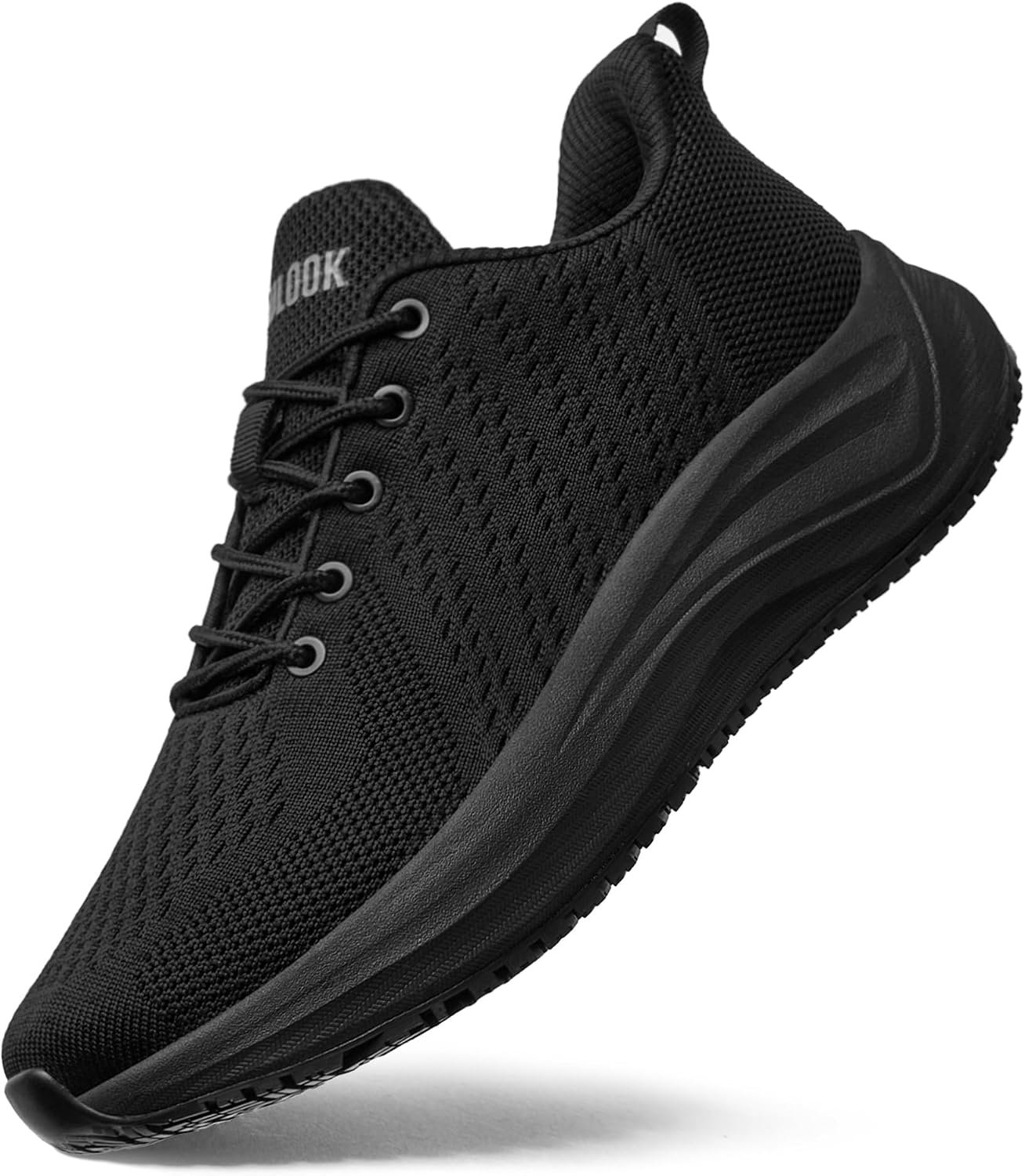 SHULOOK Men’s Non Slip Work Shoes Restaurant Kitchen Nurse Food Service | Arch Support Slip-Resistant Standing All Day Chef Nursing Sneaker Water-Resistant Comfortable Mesh Breathable Walking