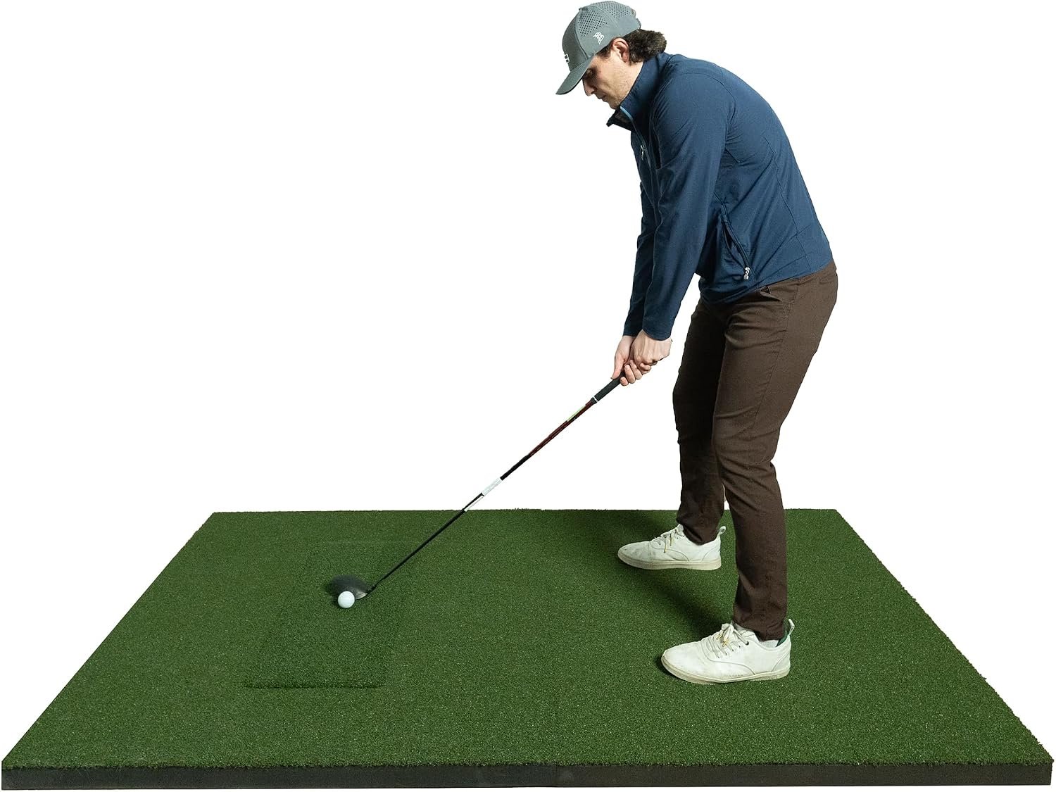SIGPRO Softy Golf Mat – Professional-Grade Practice Mat – Realistic Fairway Feel – Real Tee Capable, Replaceable Hitting Strip, Thick Cushioning & Joint-Friendly Design