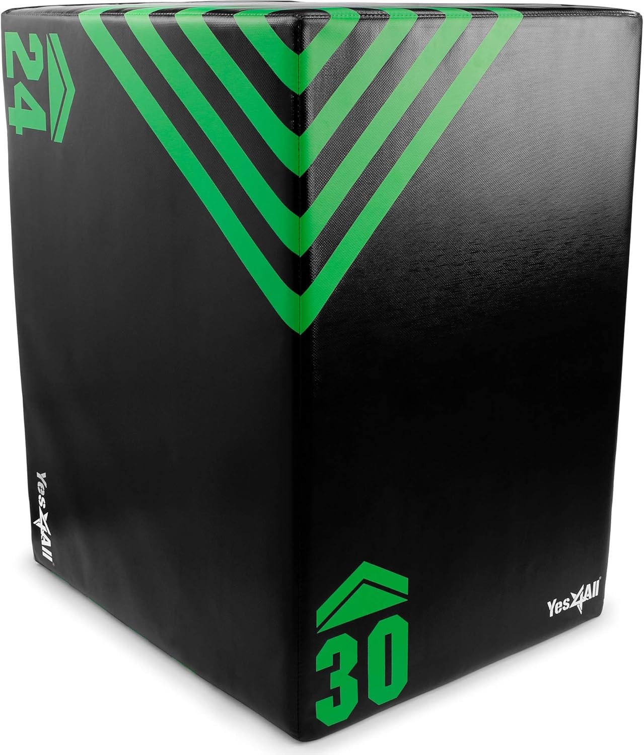 Yes4All 3 in 1 Foam Plyometric Jump Box for Training & Conditioning – Plyo Jump Box for Fitness Workout Exercise