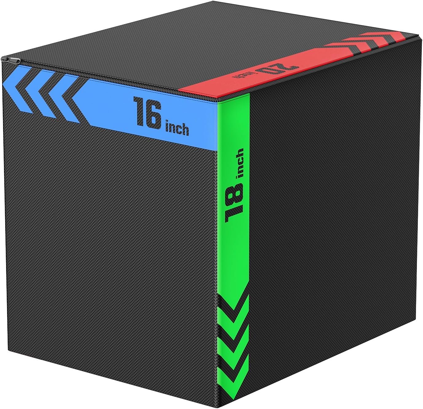 papababe 3-in-1 Jump Box, Anti-Slip, High-Density Foam | Multi-Height Box, Cushioning Foam For Impact, Slip-Proof Sweat-Resistant, Lightweight & Portable, Versatile Stylish Home Gym