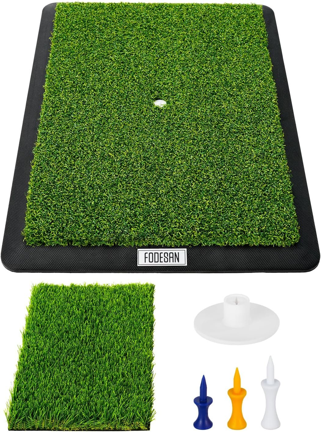 High-Precision Golf Hitting Mat – Practice Mat with Swing Path Feedback & Impact Detection – Indoor/Outdoor Use – Golf Swing Trainer for Home Training – Gift for Golfers, Beginners & Pros
