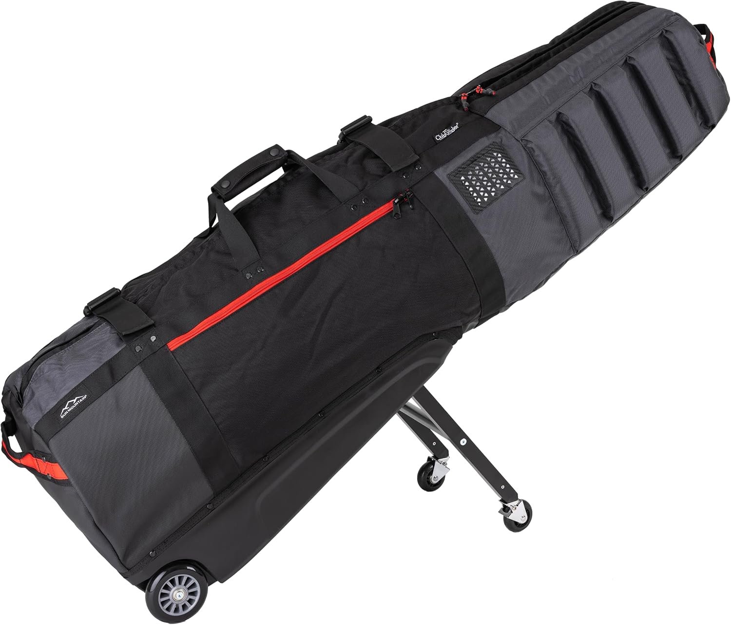 Sun Mountain ClubGlider Meridian Golf Travel Bag, 4-Wheel Rolling Retractable-Leg System