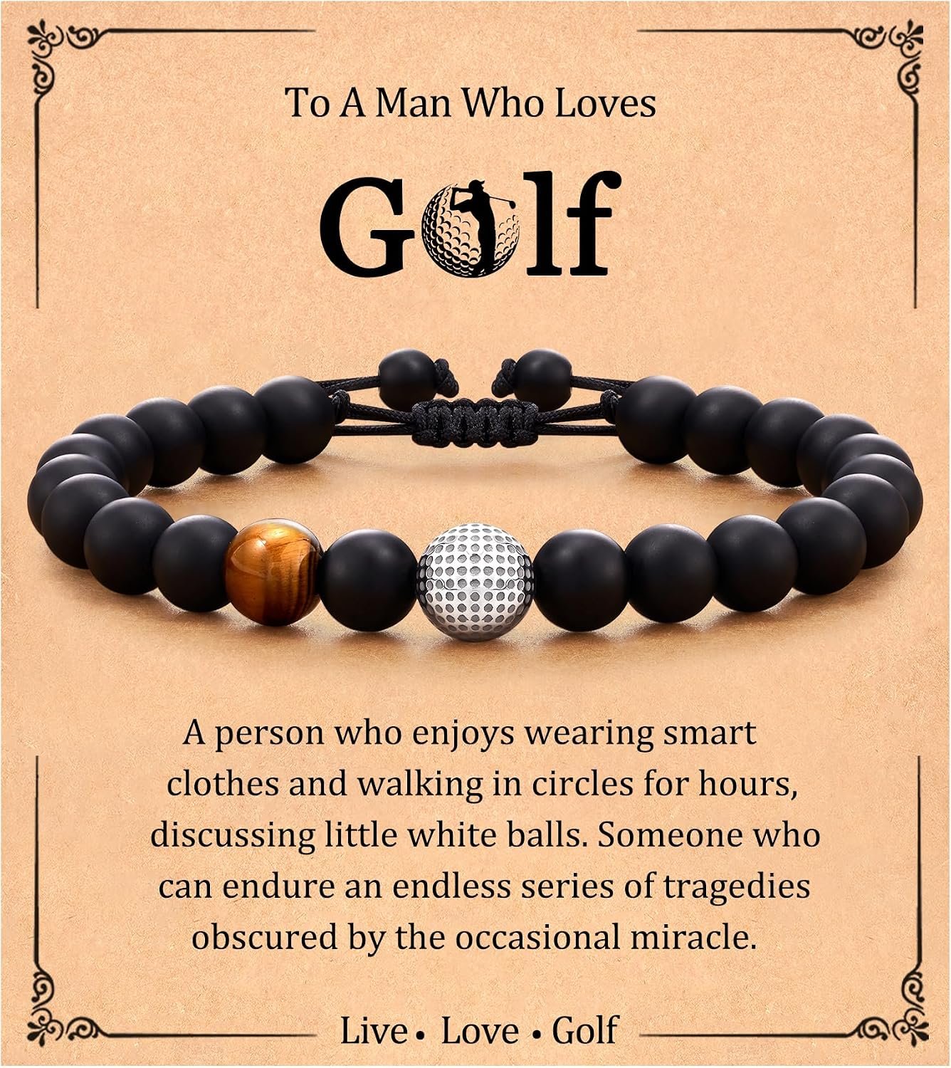 Baseball Soccer Basketball Hockey Golf Bracelet Gifts for Boys Men