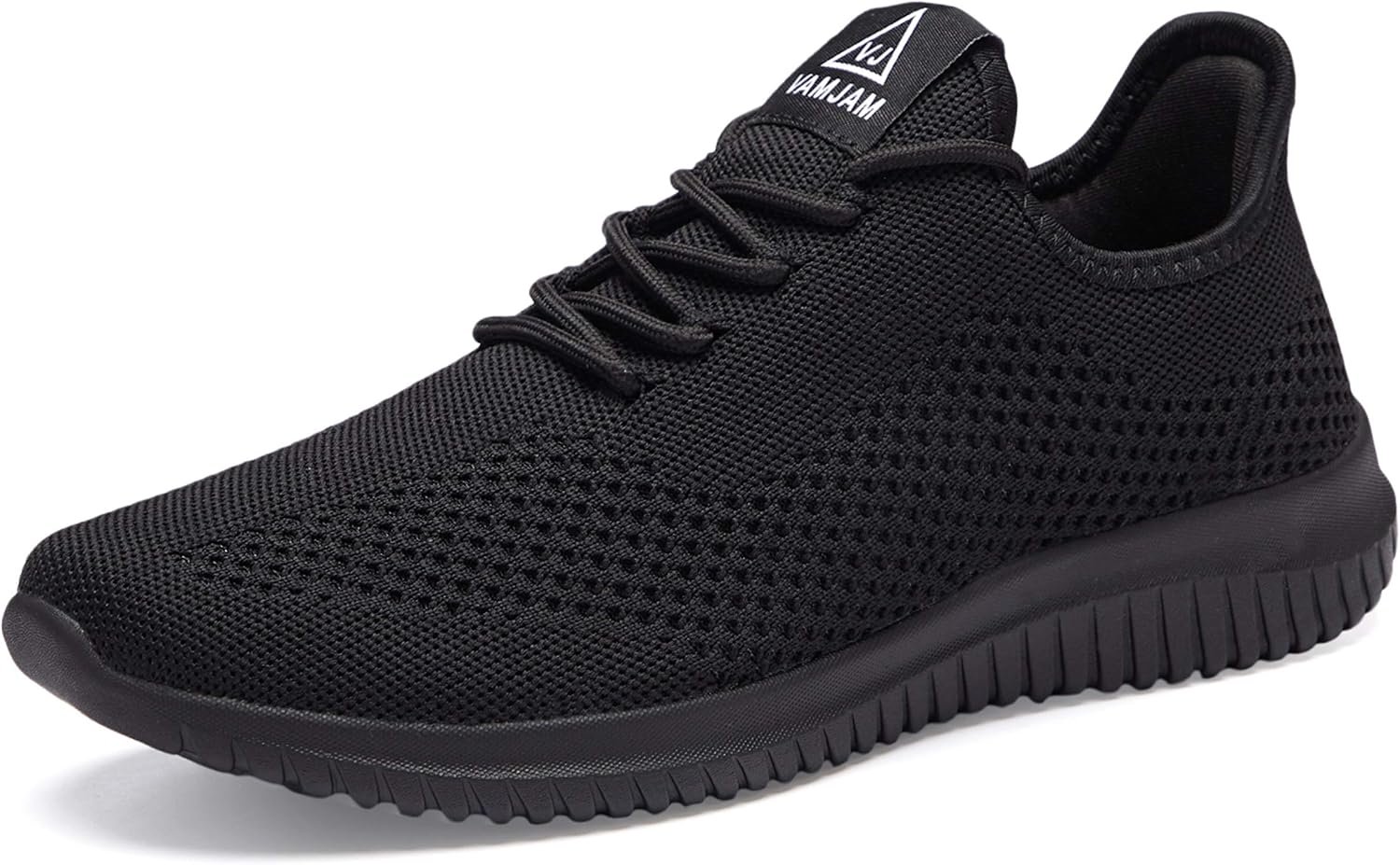 VAMJAM Men’s Running Shoes Ultra Lightweight Breathable Walking Shoes Non Slip Athletic Fashion Sneakers Mesh Workout Casual Sports Shoes