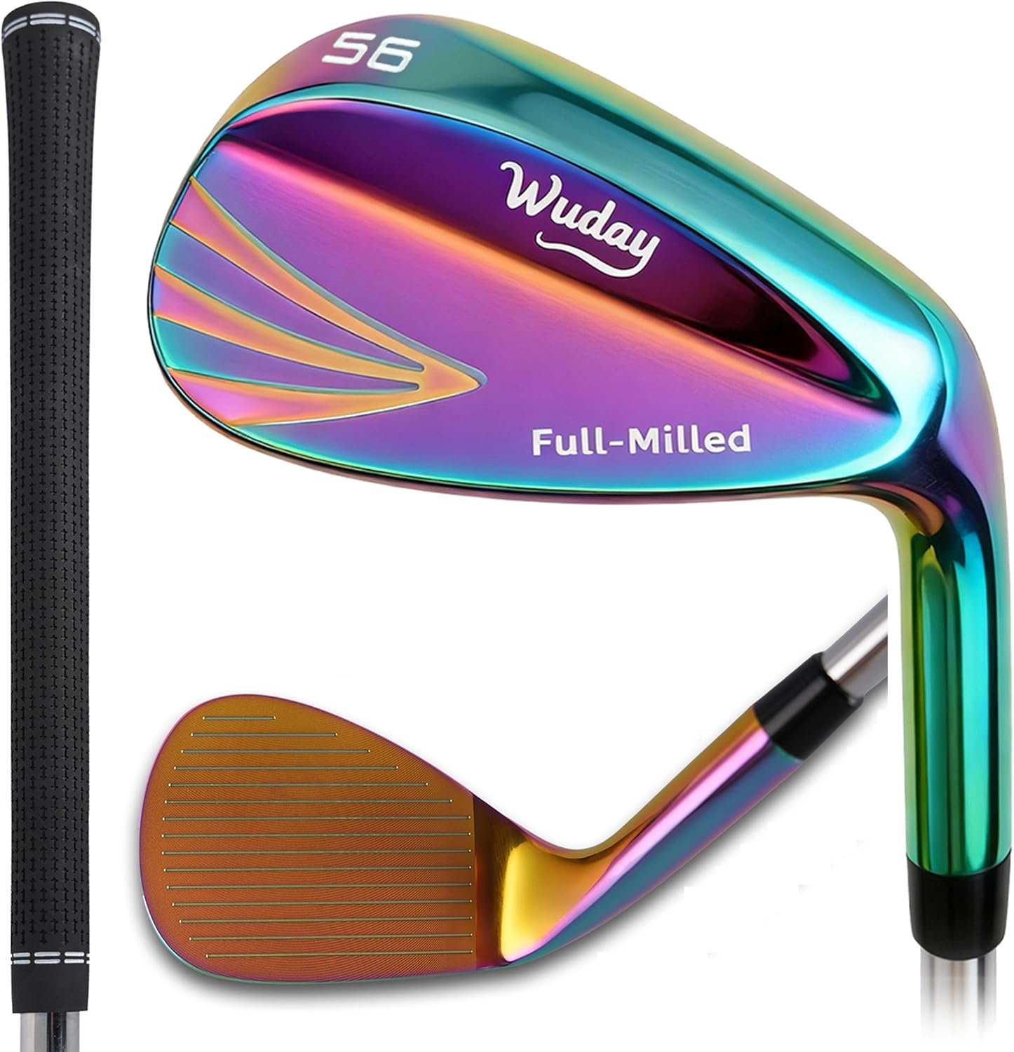Golf Wedge for Right Hand, Full Face CNC Milled, Gap/Sand/Lob Wedge | Powerful and Consistent Backspin, Full-face CNC Milled, Gold & Colorful Coating Options, Multiple Right-handed Loft(52/56/60)