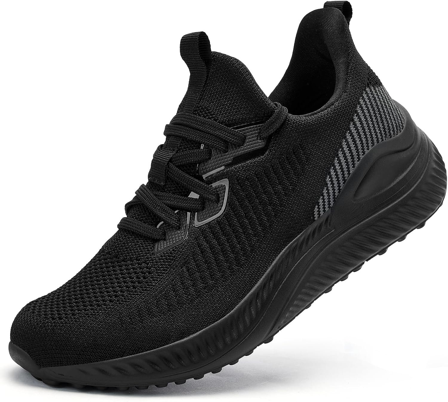 Slow Man Mens Walking Sneakers Wide Width Slip on Tennis Shoes,Lightweight Breathable Running Shoes,Ideal for Athletic Workout Gym Jogging and Casual Wear