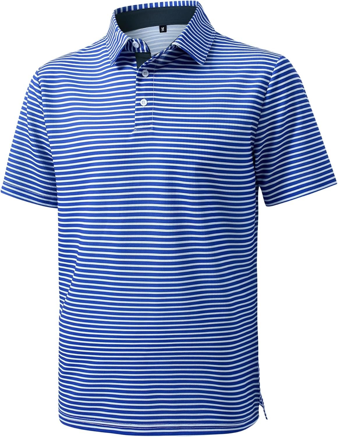 JEMLDL Men’s Golf Shirts Dry Fit Short Sleeve Slim Fit Performance Moisture Wicking Casual Collared Golf Polo Shirts for Men