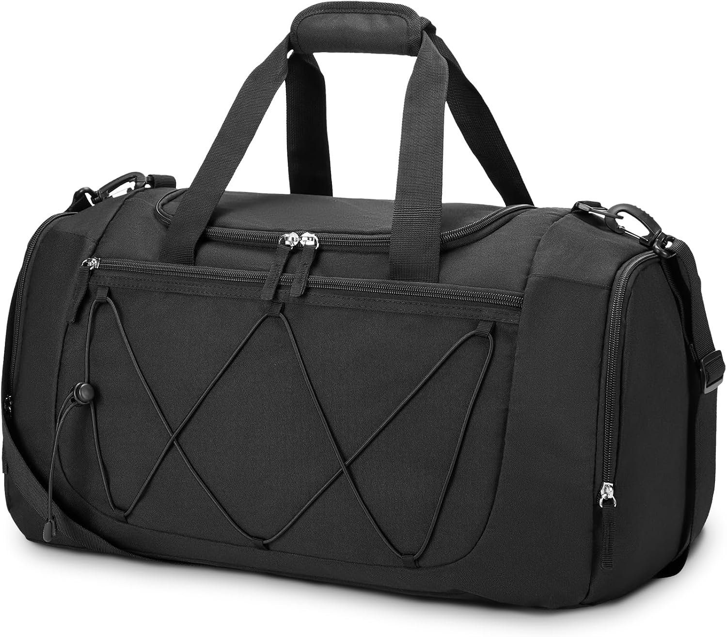 Vorspack 21 Inches Gym Bag for Men, Duffel Bag with Shoe Compartment | 41L Large Duffle Bag, 7 Storage Pockets, Adjustable Strap, Lightweight & Water Resistant, for Gym, Sports, Travel, Weekender
