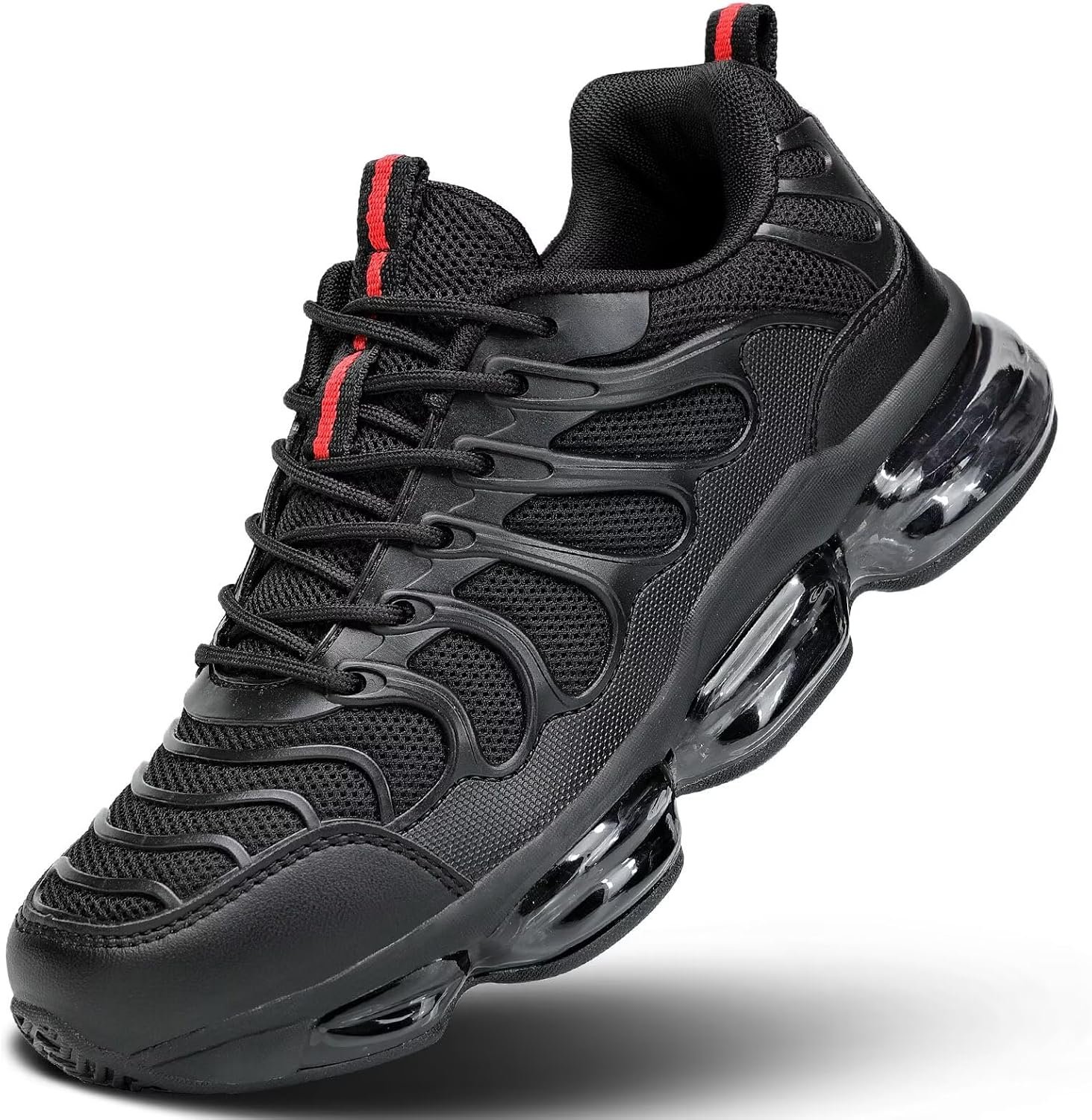 Pozvnn Mens Walking Shoes Fashion Tennis Running Sneakers Casual Non Slip Breathable Trail Sport Gym