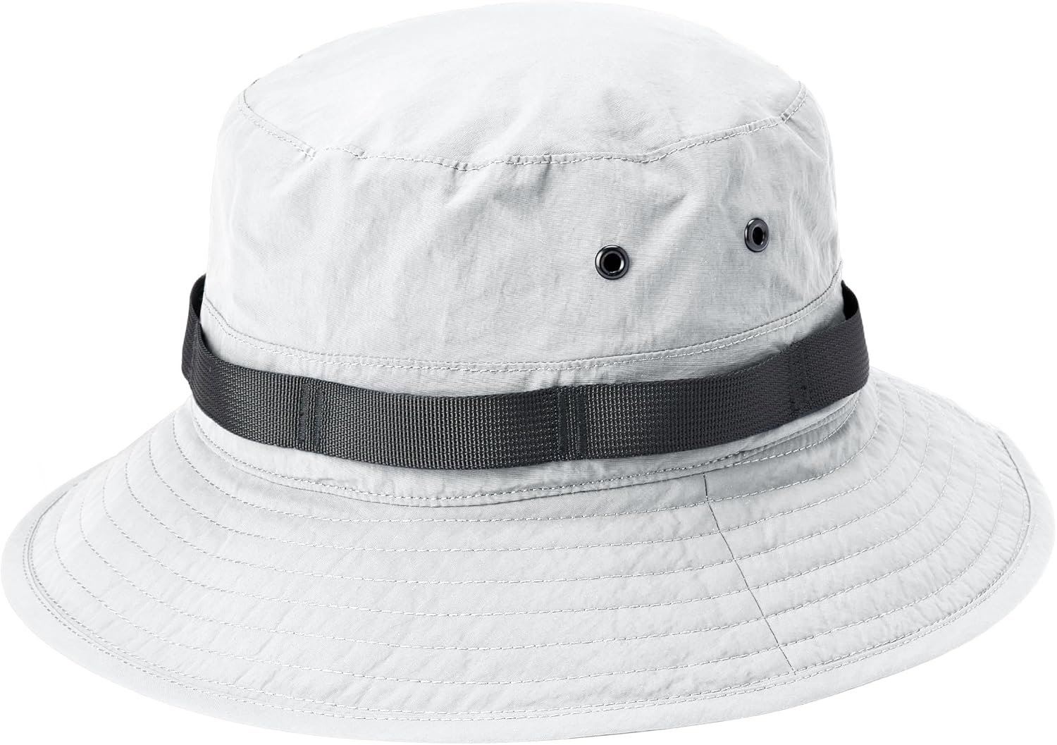 Amazon Essentials Men’s Washed Nylon Outdoor Wide Brim Sun Bucket Hat