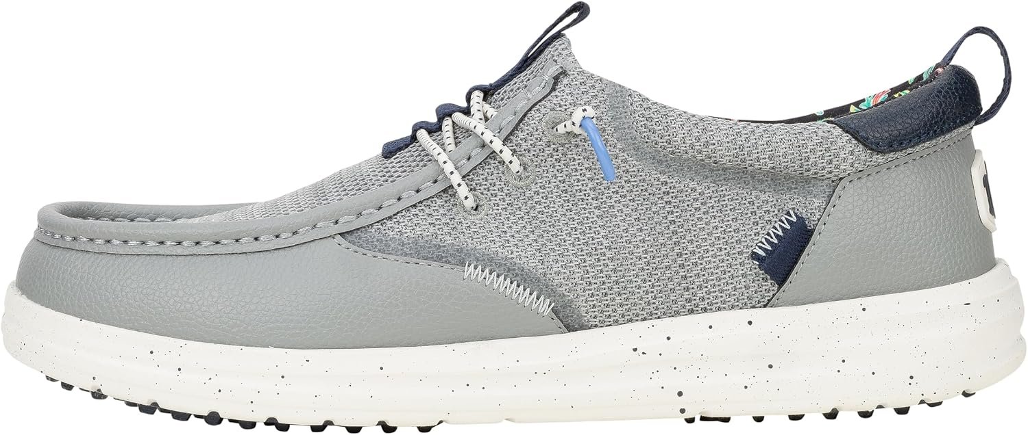 HEYDUDE Wally Golf Essentials Slip On Shoe | Lightweight Mesh Golf Shoes | Breathable Spikeless Traction | Easy On Comfort Fit