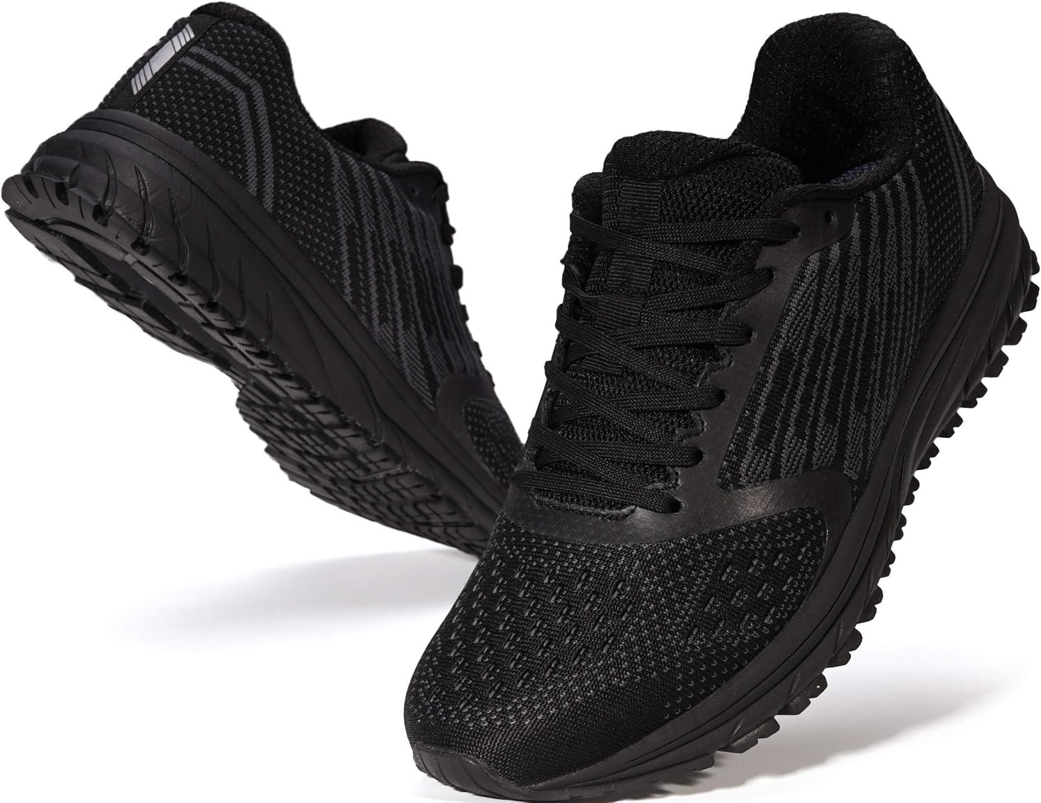 Joomra Whitin Men’s Supportive Running Shoes Cushioned Athletic Sneakers | Durable Rubber Outsole, Lace-up fit, Removable Insole, Reliable Traction for Jogging, Walking, Gym, Workouts, Training