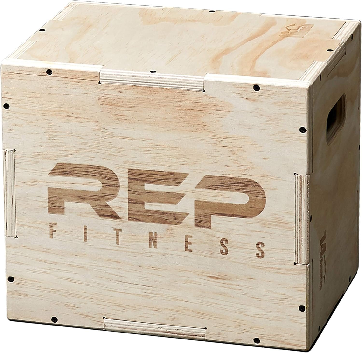 Rep Plyometric Wood Jump Box | CrossFit & Strength Training | 12 to 30″ Range of Wooden Step Platforms | Gym & Sports Workouts | Fitness, Exercise, Physical Therapy Equipment | Pro Conditioning Tool