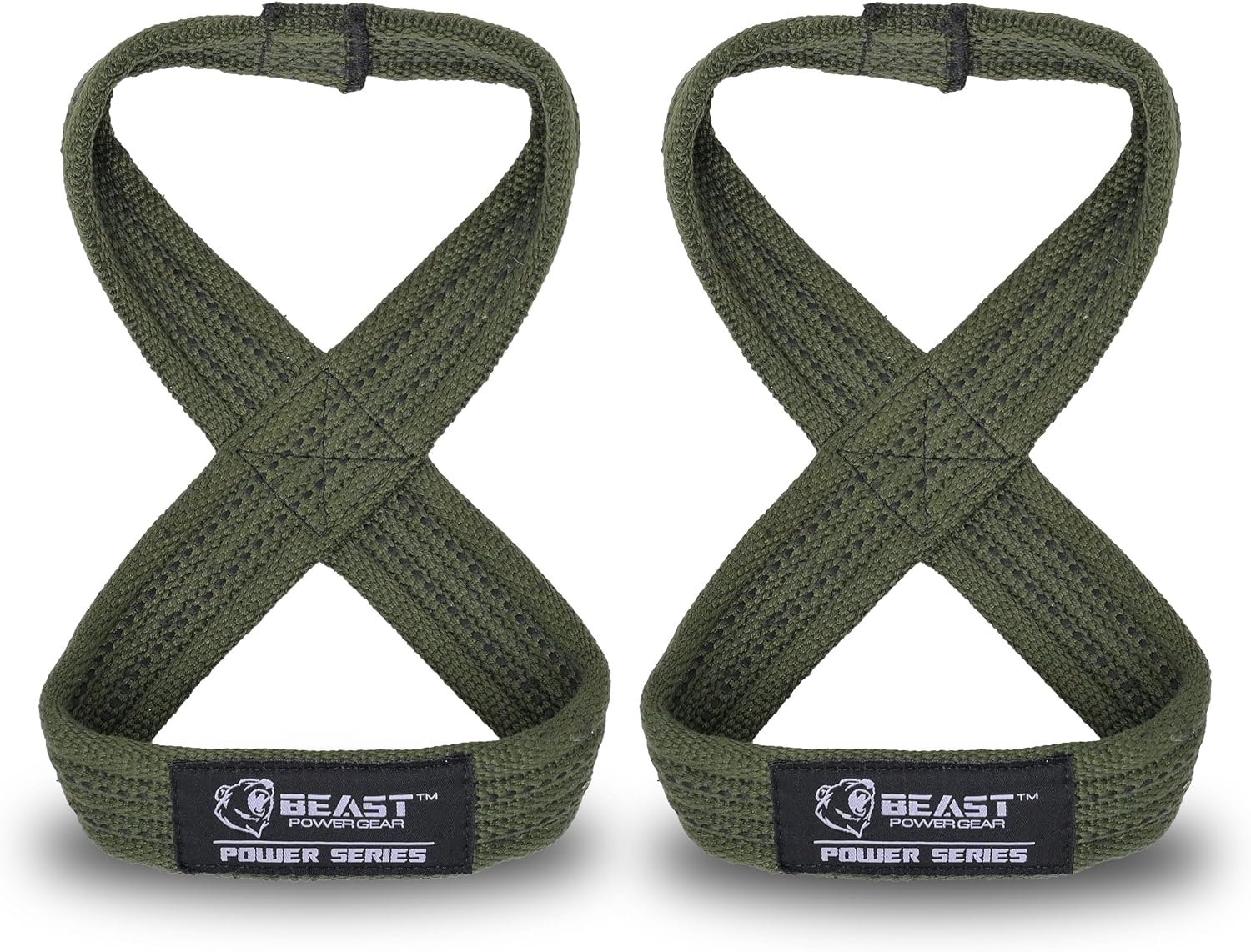 Figure 8 Lifting Strap- Strongman 10-14″ Deadlift Straps- True Grip Support & Heavy Duty Wrist Straps for Weightlifting Women Men- Hand Straps for Weight Lifting Figure 8 Straps for Gym Workout