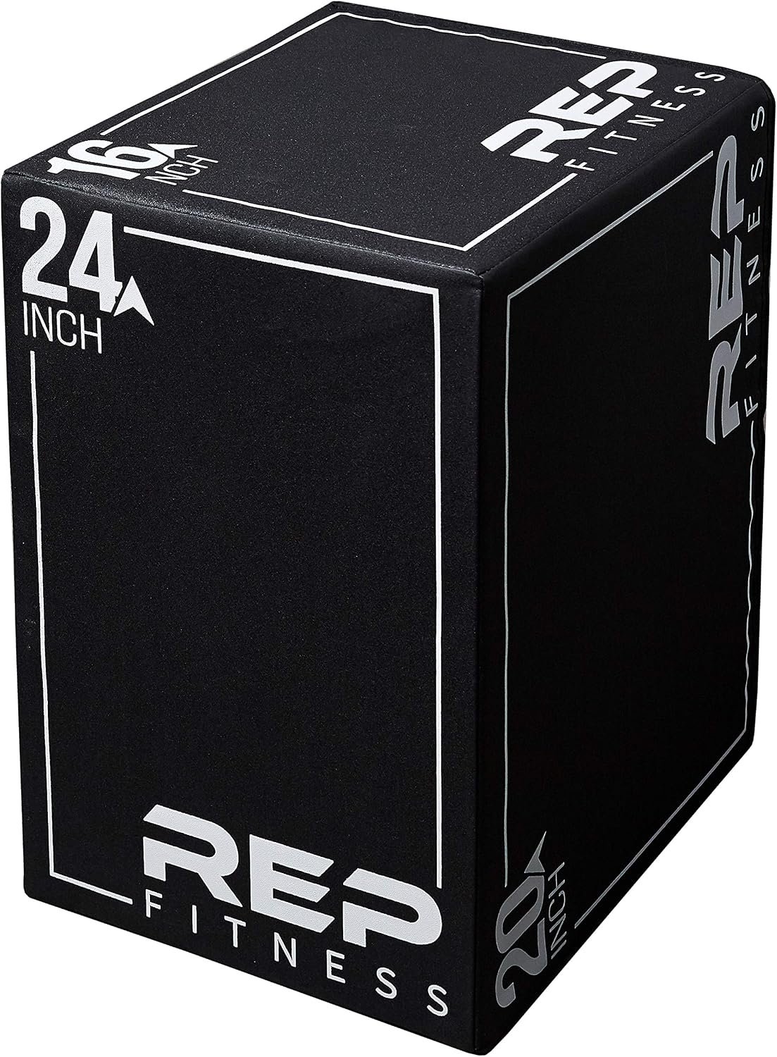 REP Soft Plyo Box | 3-in-1 Foam Jump Box | 3 Size Options 16″, 20″, 24″ | Plyometric Training Platform | Home Gym Equipment | Non-Slip Step Block | Adjustable Workout Box | CrossFit Jump Tool