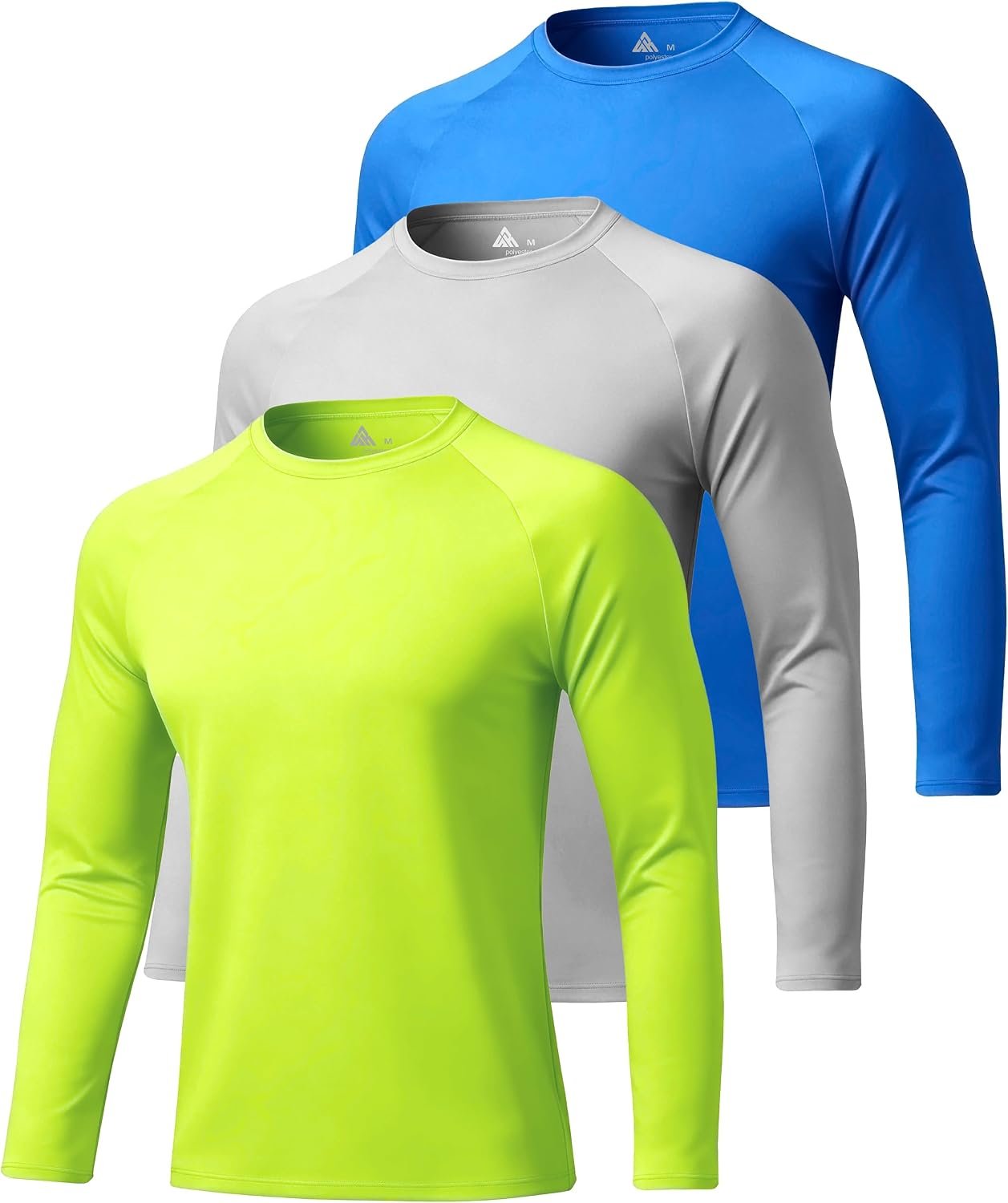 3 Pack Long Sleeve Shirts for Men Base Layer