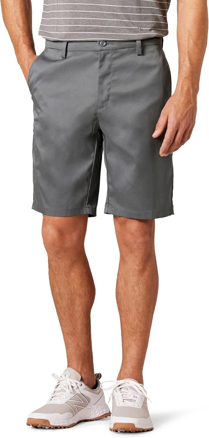 Amazon Essentials Men’s 10″ Classic-Fit Moisture Wicking Cargo Golf Shorts with Multi-Pocket Design (Available in Big & Tall)